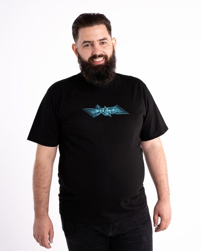 T-shirt Tracklista czarny