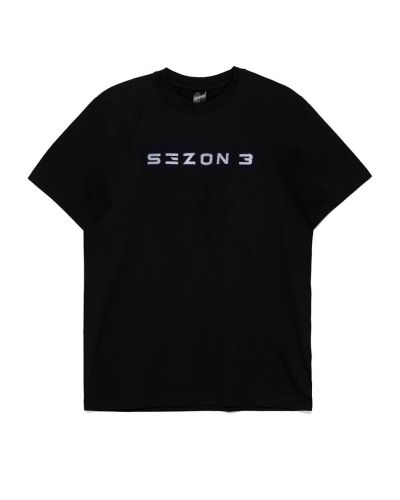 T-shirt Sezon 3 Glitter czarny